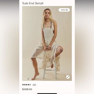 Free people trails end skirtall